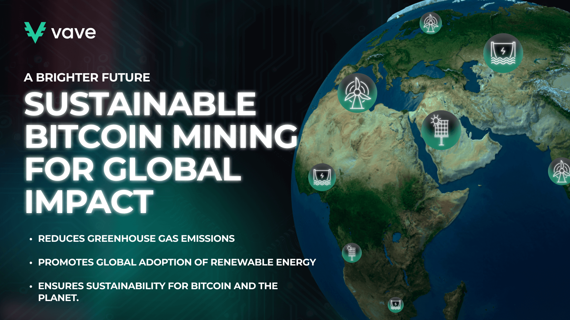 Sustainable bitcoin mining for global impact
