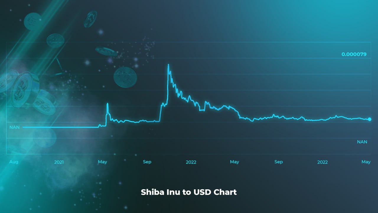 Shiba Inu price over the time