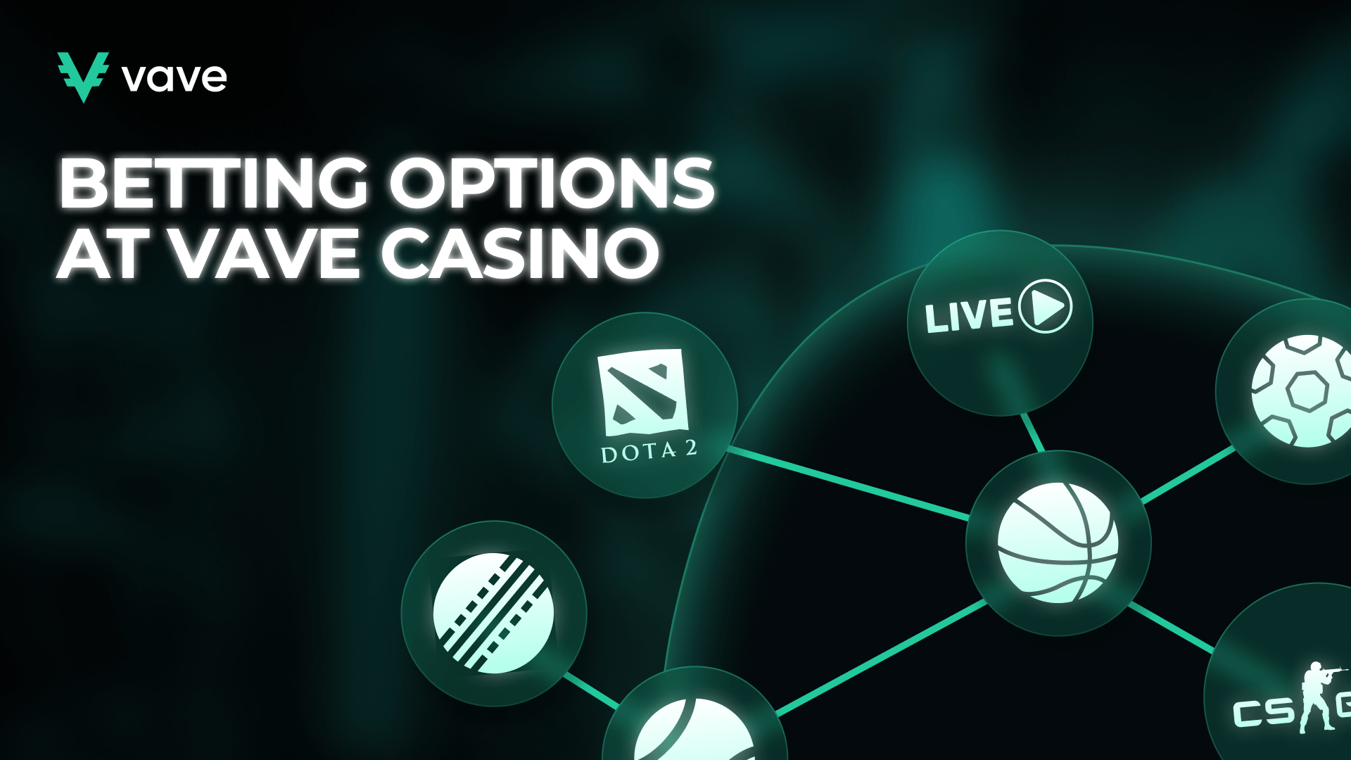 Betting options at vave casino