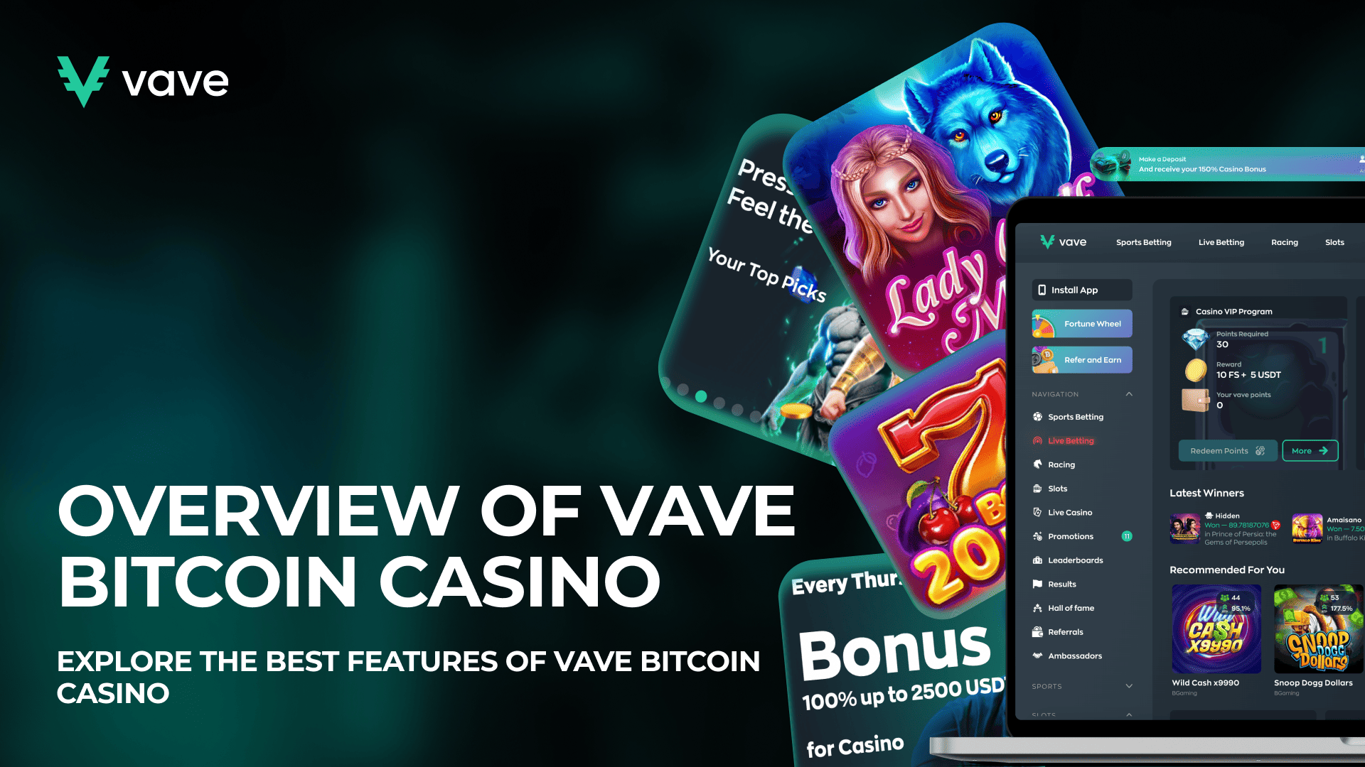 Overview of Vave Bitcoin Casino 