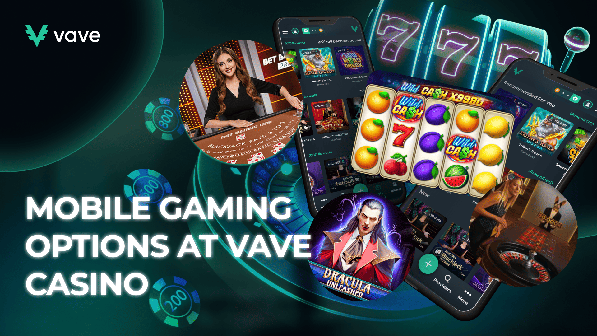 Vave_Mobile Gaming Options at Vave Casino